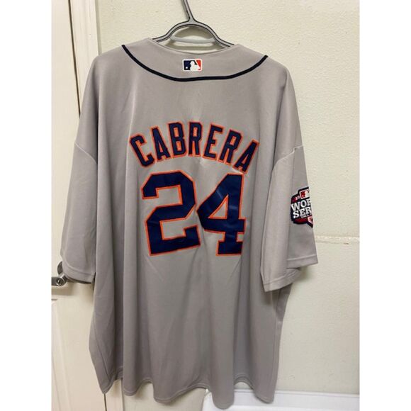 Miguel Cabrera 2012 Detroit Tigers World Series Triple Crown Jersey 60 - Picture 5 of 6